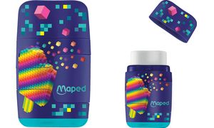 Maped Radierer-Spitzer-Kombi PIXEL PARTY