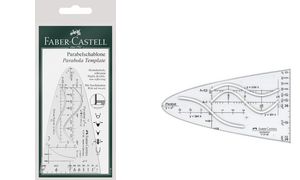 FABER-CASTELL Einheitsparabel, transparent, Kunststoff