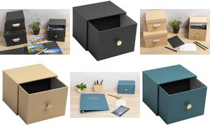 EXACOMPTA Schubladenbox Office by Me, 1 Schub, blaugrn