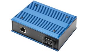 DIGITUS Industrieller Gigabit Medienkonverter RJ45, 20 km