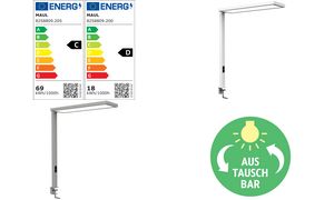 MAUL LED-Tischaufbauleuchte MAULsenja, dimmbar, wei?