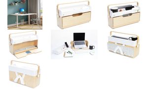 ALBA Mobile Aufbewahrungsbox ERGOBOX, buche/wei?