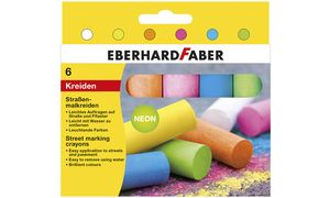 EBERHARD FABER Straenmalkreide Neon, 6er Kartonetui