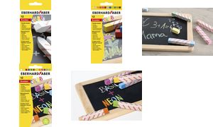EBERHARD FABER Wandtafelkreide COLORI, farbig sortiert