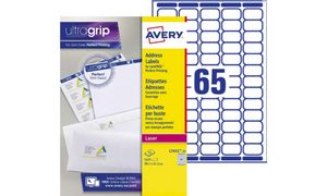 AVERY Mini tiquette d'adresse laser, 38,1 x 21,2 mm, blanc