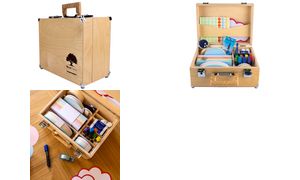magnetoplan Moderationskoffer Wood Series, 2.400 Teile