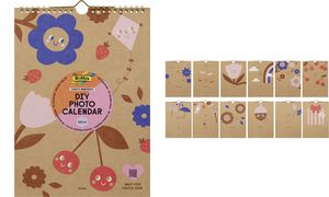 folia DIY Kreativ-Wandkalender CRAFTY MEMORIES, DIN A4