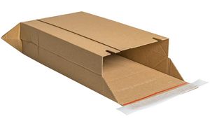 SMARTBOXPRO Versandtasche, Wellpappe, braun, DIN A4+